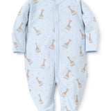 Sophie La Girafe Light Blue Snap Footie