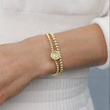 ecollegiate classic gold 3mm bracelet