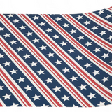Stars & Stripes Table Runner | 20" x 25'