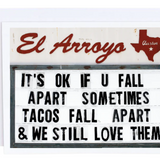 Tacos Fall Apart Card