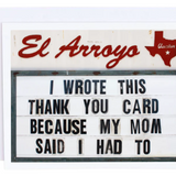 Thank You Card