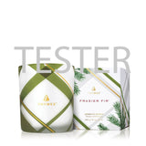 Frasier Fir Medium Poured Candle, Plaid, Tester