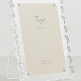 Lucite 4x6 Frame | Clear Weave