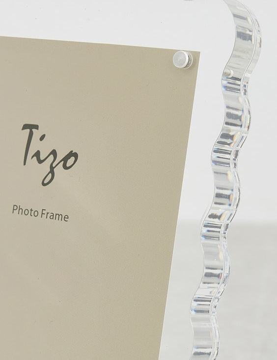 Lucite 4x6 Frame | Clear Weave