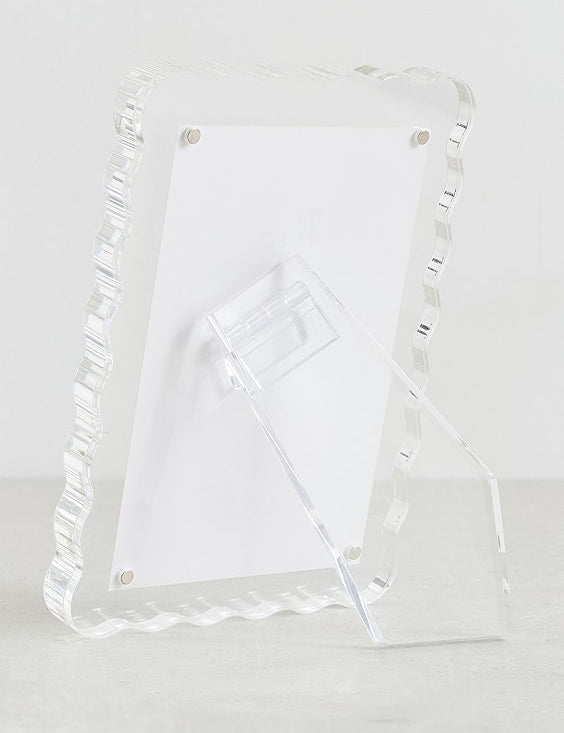 Lucite 4x6 Frame | Clear Weave