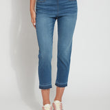 Toothpick Crop Straight Premium Denim