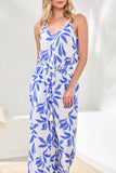 Button Front Jumpsuit | Baja Blue