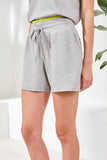 Techno Lux Pull On Short | Light Grey Mix