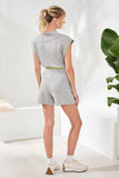 Techno Lux Pull On Short | Light Grey Mix