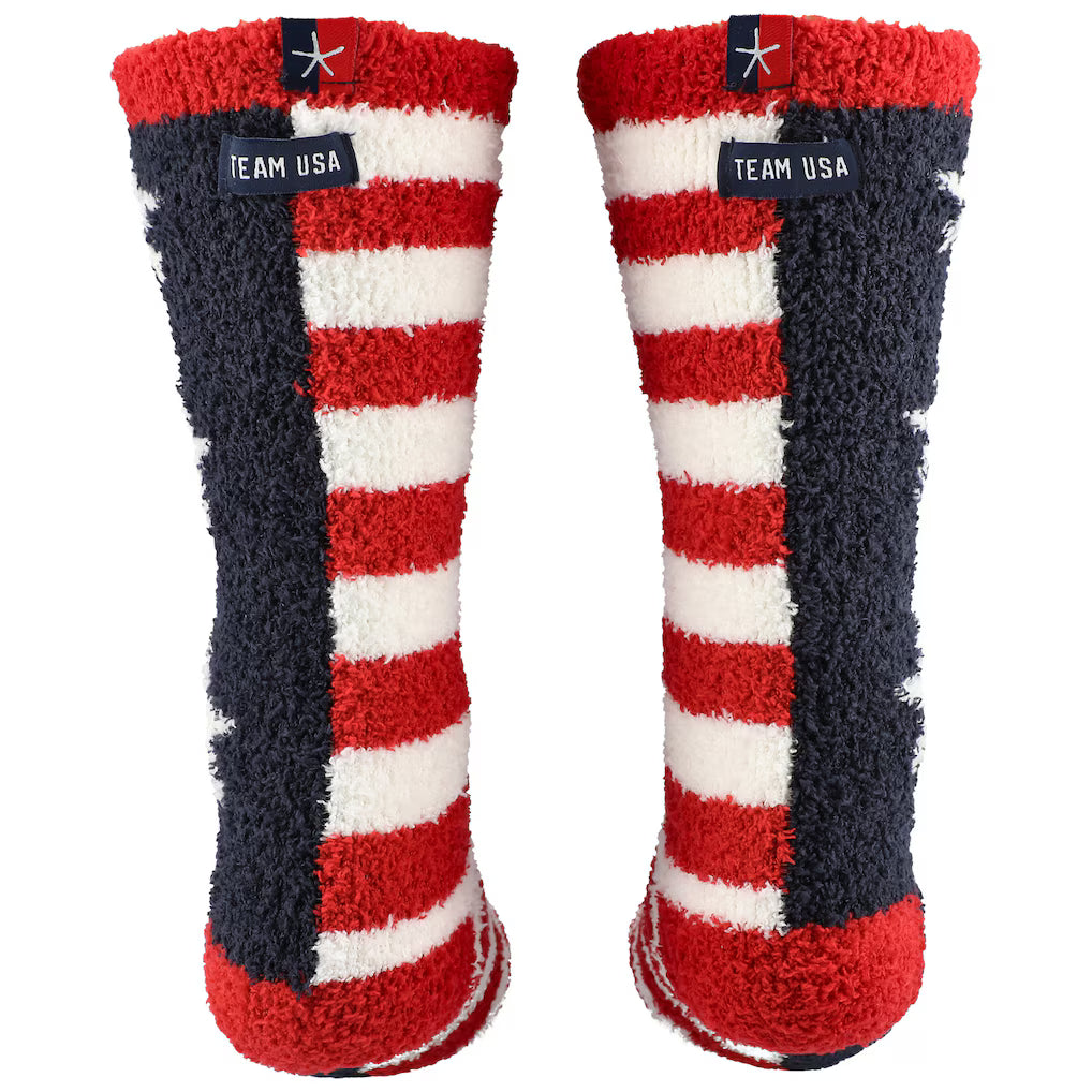 CozyChic Team USA Stars and Strips Socks | Indigo Multi