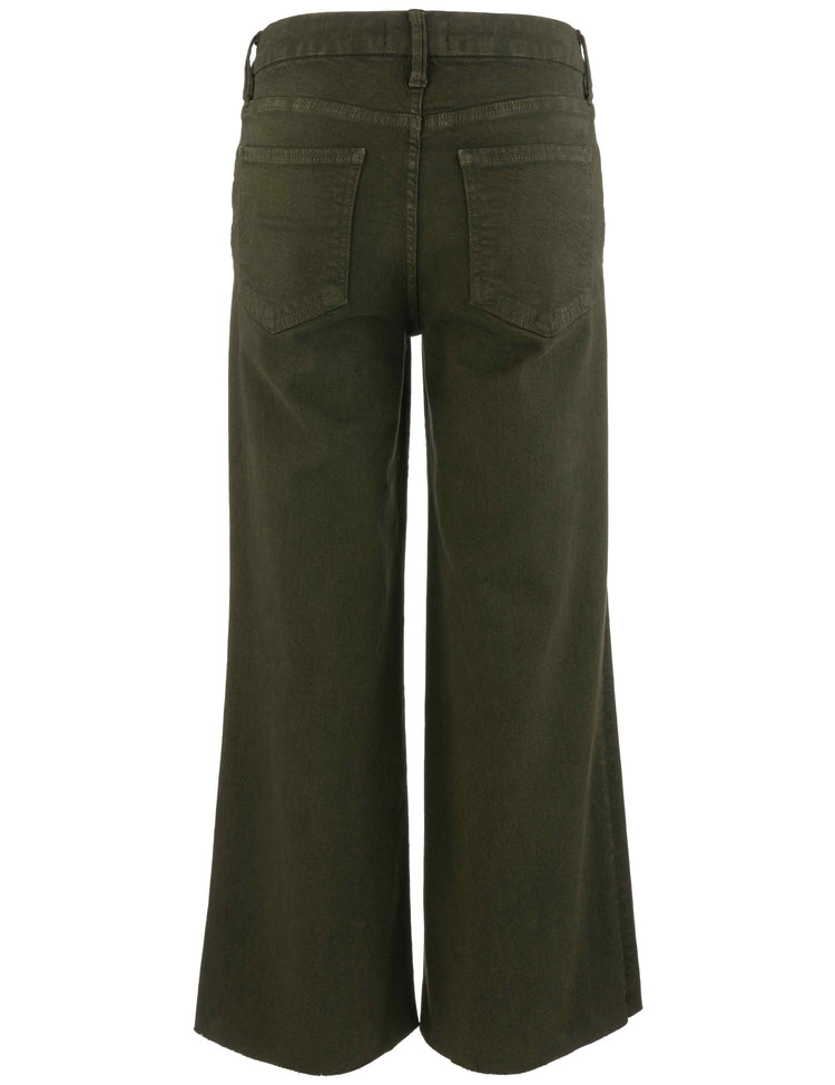 Meg High Rise Fab Ab Wide Leg | Tuscan Olive