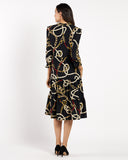 Maggie Dress | Ribbons and Chains Black