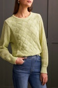 Dolman Crew Neck Sweater - Pistachio