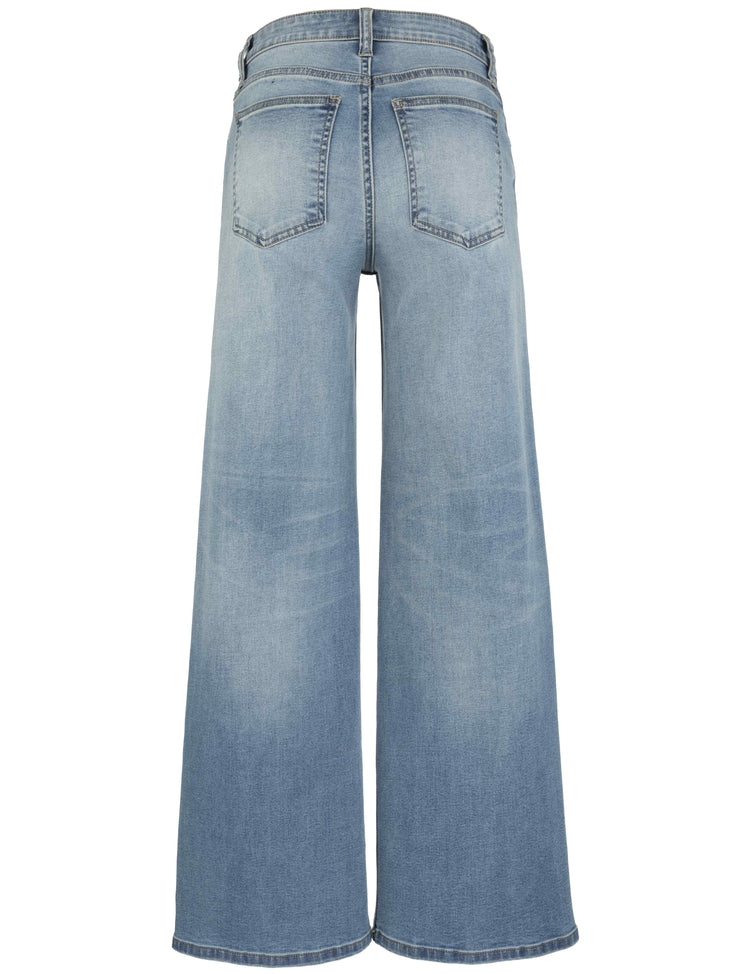 Jean High Rise  Wide Leg Clean Hem | Loveliness