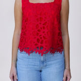 Dutton Tank | Pomegranate Lace