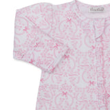 Footie with Zipper | Delicate Blooming Bows