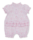 Short Playsuit | Delicate Blooming Bows