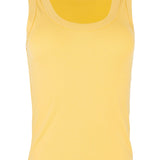 Anastasia Tank Top with Scoop Neck | Limoncello