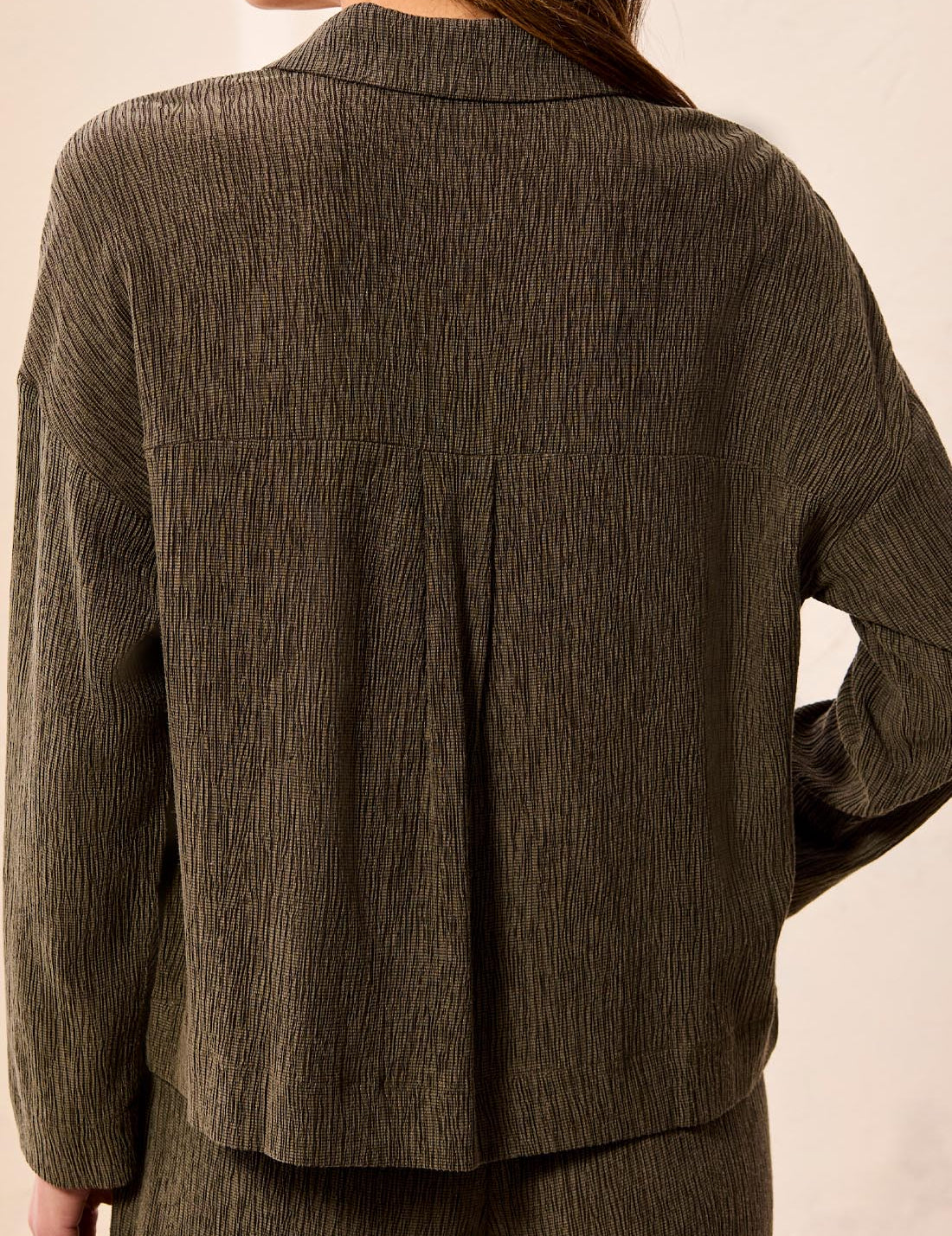 Long Sleeve Top with Pockets | Basil