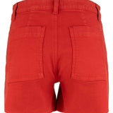 Jane High Rise Short Pork Chop Pockets | Tomato