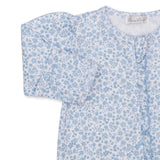 Printed Footie with Zipper | Fall Blooms