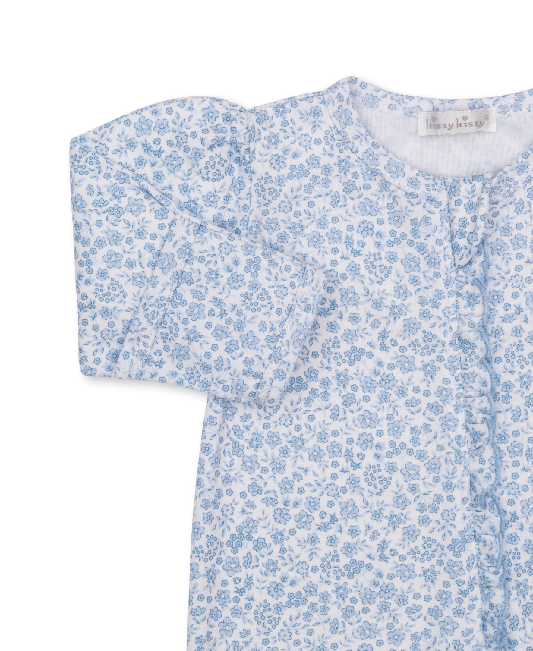 Printed Footie with Zipper | Fall Blooms