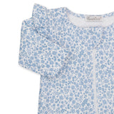 Printed Jacquard Footie with Zipper | Fall Blooms