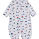 Printed Convertible Baby Gown | Toot Toot