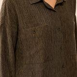 Long Sleeve Top with Pockets | Basil