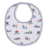 Printed Baby Bib | Toot Toot