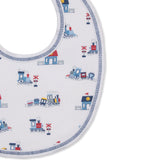 Printed Baby Bib | Toot Toot