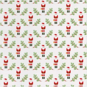 a pattern of santa claus