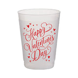 Frost Flex Cup- (Package of 8) Happy Valentine's Day Hearts