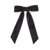 Velvet Bow Clip | Black