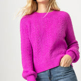 Novelty Stitch Pullover Sweater