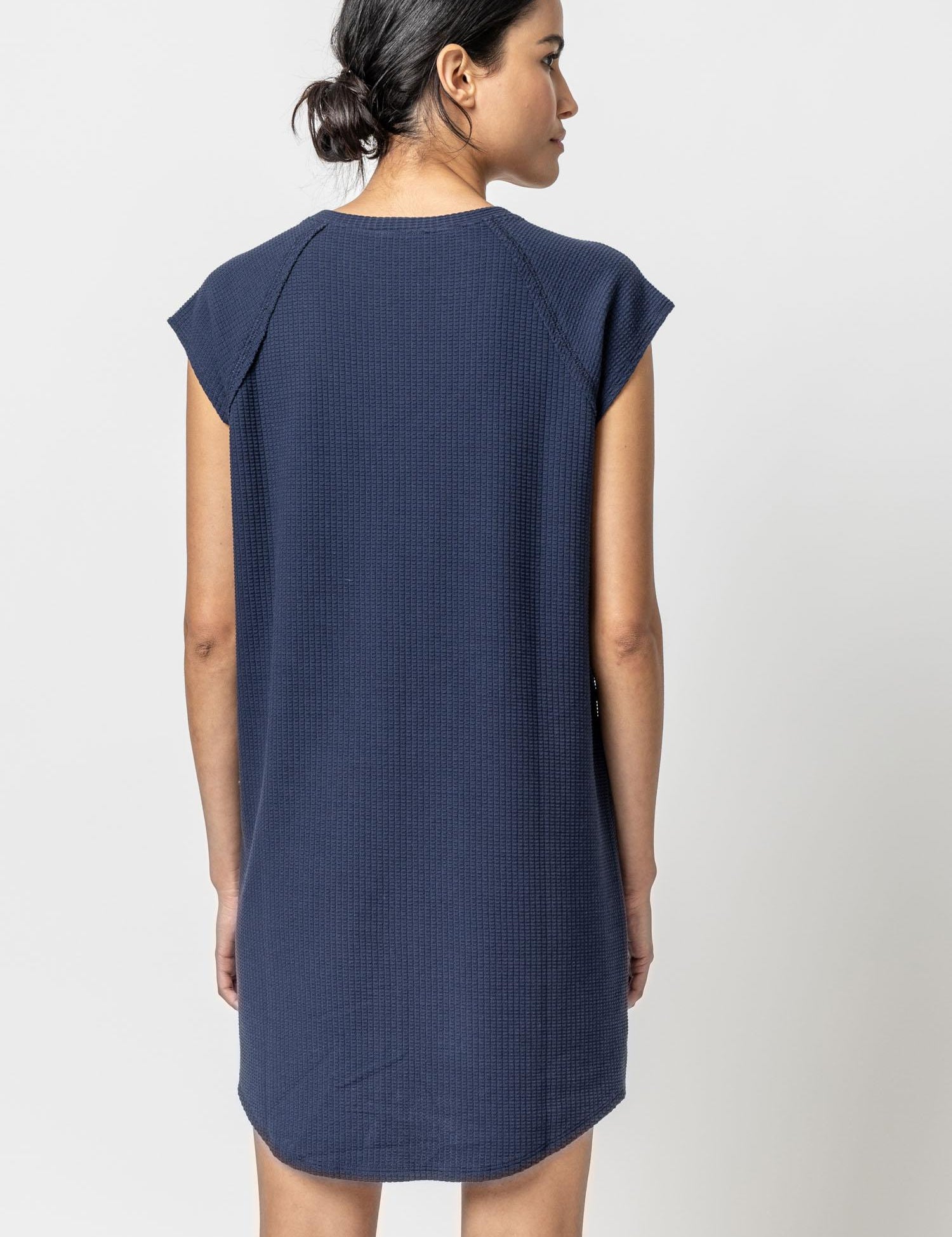 V-Neck Raglan Dress