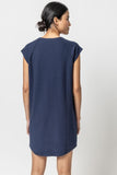 V-Neck Raglan Dress
