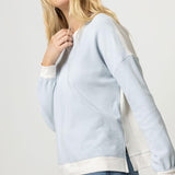 Two-Toned Waffle Sweatshirt