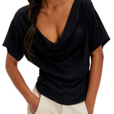 Waterfall Cowl Black