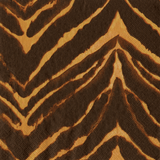 Wild Kingdom Brown Cocktail Napkin
