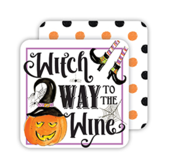 Witch Way to the Wine Coasters