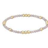 Worthy Pattern 3mm Bead Bracelet- Labradorite
