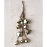 XM9868 Metal Bell Cluster w/Jute Rope