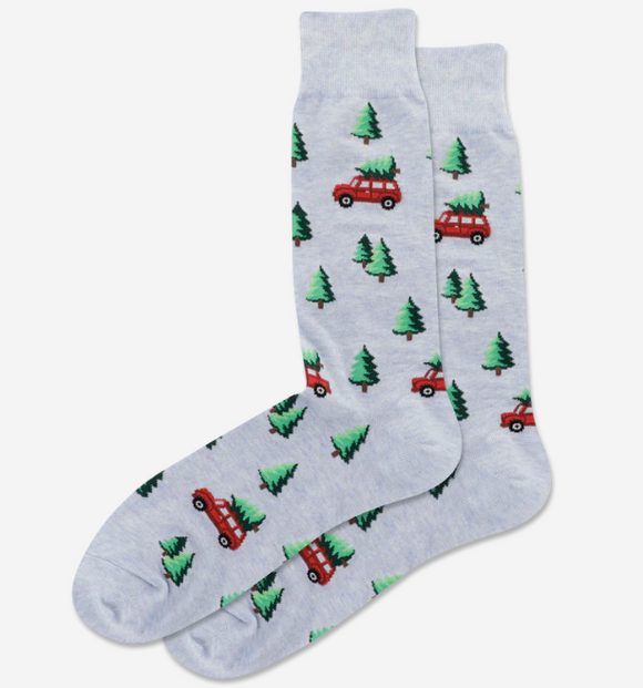 Christmas Wagon Socks