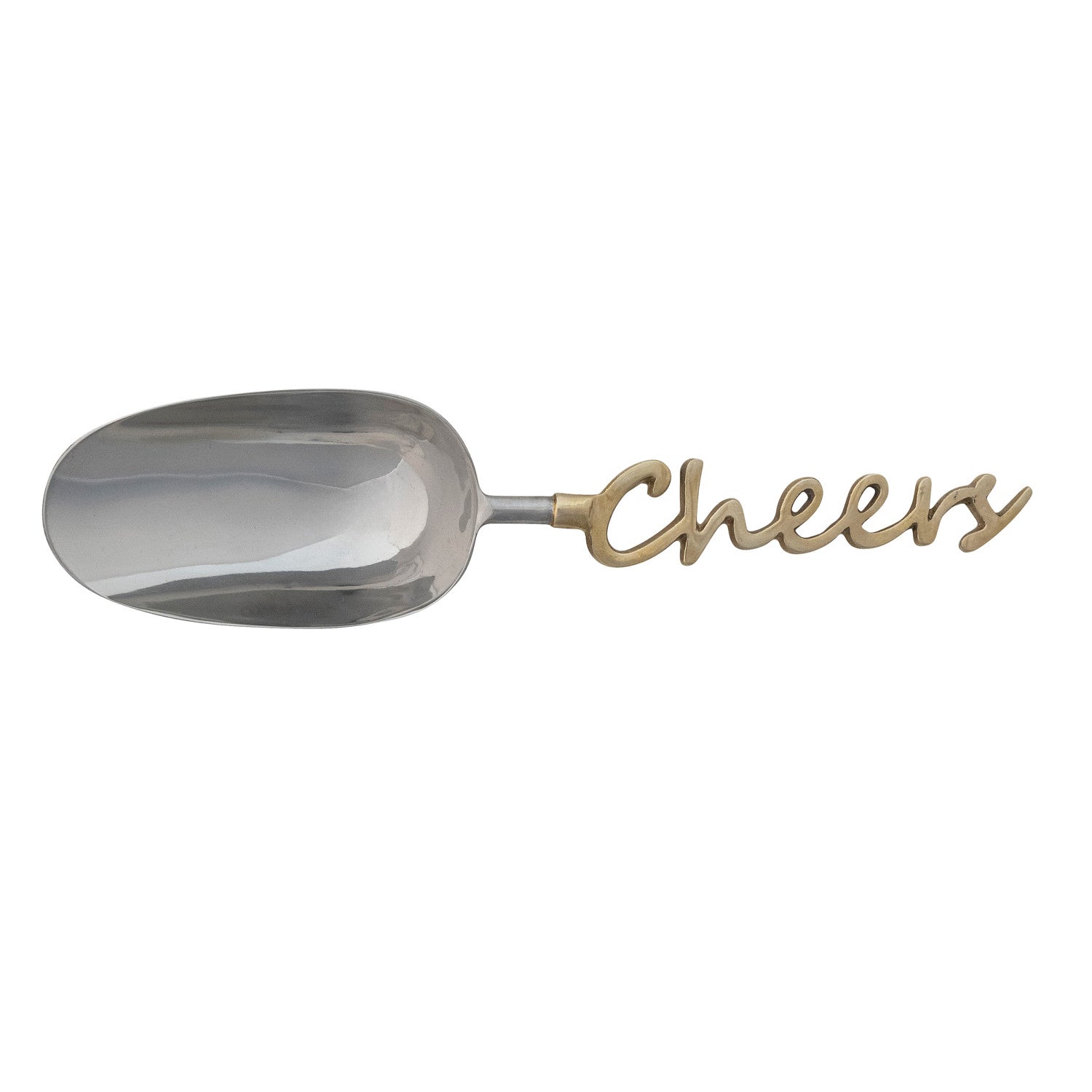 a spoon with a word on it