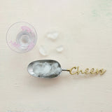 Stainless Steel Scoop with  "Cheers" Handle