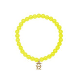 Small Glass Bead Stretch Bracelet