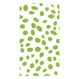 Paper Linen Spots Guest Towel | Green