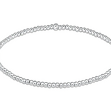 Classic Sterling 2mm Bead Bracelet