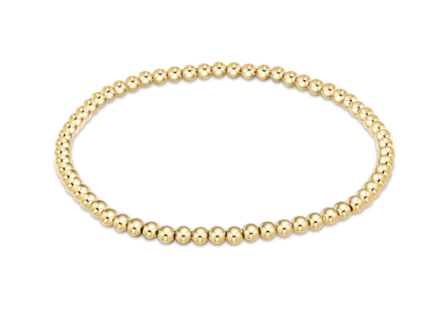 Classic Gold 3mm Bead Bracelet